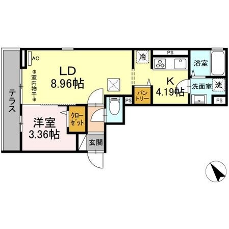 ロゼ清新の物件間取画像